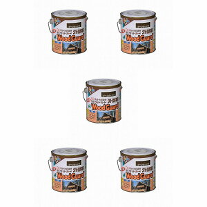 アサヒペン ウッドガード外部用 0.7L ダークオーク 08 5缶セット