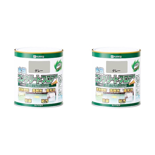 カンペハピオ - 水性コンクリートフロア用 - グレー - 3.4L 6缶セット