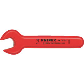 【あす楽対応・送料無料】KNIPEX　絶縁片口スパナ　13mm
