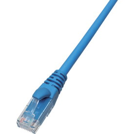 【あす楽対応・送料無料】TRUSCO　Cat6A対応ツメ折れ防止LANケーブル　2mブルー