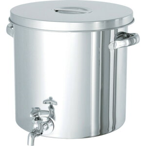 【あす楽対応・送料無料】日東 ステンレスタンク ストレート貯蔵用タンク(蛇口付) 20L