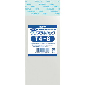 【あす楽対応・送料無料】HEIKO　OPP袋　テープ付き　クリスタルパック　T4−8