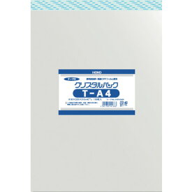 【あす楽対応・送料無料】HEIKO　OPP袋　テープ付き　クリスタルパック　T−A4