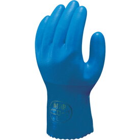 【あす楽対応・送料無料】ショーワ　塩化ビニール手袋　耐油ビニローブ5双パック　ブルー　Lサイズ