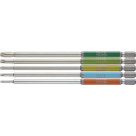 【あす楽対応・送料無料】ベッセル　剛彩ビット　5本組　（片頭トルクス）　アソート150mm