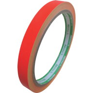 【あす楽対応・送料無料】日東エルマテ　蛍光テープ　10mm×5m　レッド