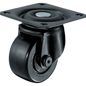 【あす楽対応・送料無料】ハンマー　低床重荷重用旋回式ナイロン車輪（ボールベアリング）75mm