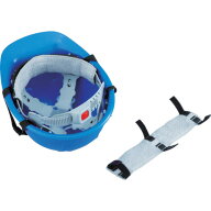 【あす楽対応・送料無料】トーヨーセフティ　ヘルメット取付式汗取りデコパット　白　タオル地