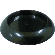 【あす楽対応・送料無料】TRUSCO　キャスタ−用受け皿　ゴム付　64MM　黒