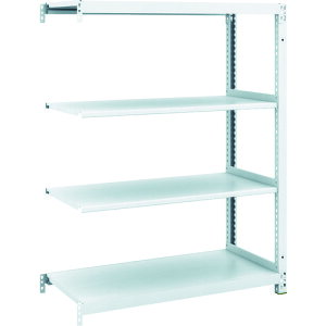 【あす楽対応・送料無料】TRUSCO M1型抗菌塗装ボルトレス軽量棚900X420XH1200 4段 連結