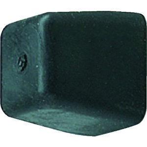 【あす楽対応・送料無料】TRUSCO スクエア戸当たり 20X25 黒