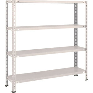 【あす楽対応・送料無料】TRUSCO 軽量棚 中棚ボルトレス型1200X300X1200 4段 ネオグレー