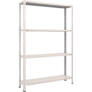 【あす楽対応・送料無料】TRUSCO 軽量棚 中棚ボルトレス型1200X300X1800 4段 ネオグレー