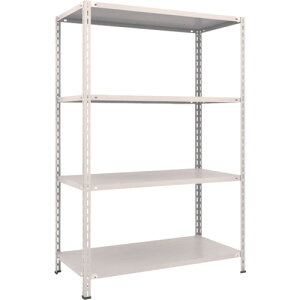 【あす楽対応・送料無料】TRUSCO 軽量棚 中棚ボルトレス型1200X600X1800 4段 ネオグレー