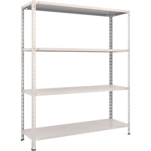 【あす楽対応・送料無料】TRUSCO 軽量棚 中棚ボルトレス型1500X450X1800 4段 ネオグレー