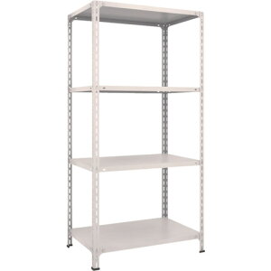 【あす楽対応・送料無料】TRUSCO 軽量棚開放型 W875XD600XH1800 4段 ネオグレー