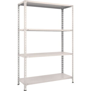 【あす楽対応・送料無料】TRUSCO 軽量棚開放型 W1200XD450XH1800 4段 ネオグレー