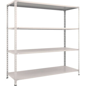 【あす楽対応・送料無料】TRUSCO 軽量棚開放型 W1800XD600XH1800 4段 ネオグレー