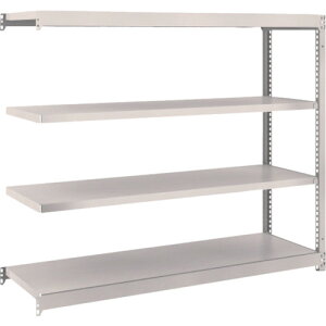 【あす楽対応・送料無料】TRUSCO M1.5型軽中量棚 1460X445X1200 4段連結 ネオグレー