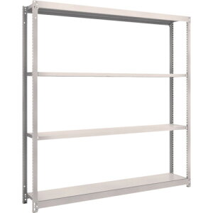 【あす楽対応・送料無料】TRUSCO M1.5型軽中量棚 1760X295X1800 4段単体 ネオグレー