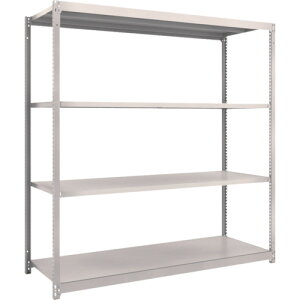 【あす楽対応・送料無料】TRUSCO M1.5型軽中量棚 1760X595X1800 4段単体 ネオグレー