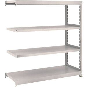 【あす楽対応・送料無料】TRUSCO M2型軽中量棚 1160X450XH1200 4段 連結 ネオグレー