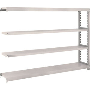 【あす楽対応・送料無料】TRUSCO M2型軽中量棚 1760X300XH1200 4段 連結 ネオグレー