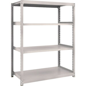 【あす楽対応・送料無料】TRUSCO M2型軽中量棚 1160X600XH1500 4段 単体 ネオグレー