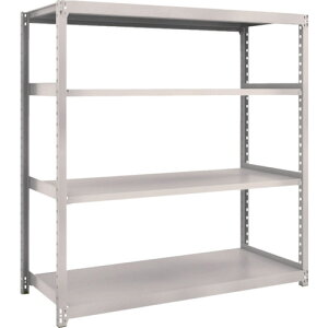 【あす楽対応・送料無料】TRUSCO M2型軽中量棚 1460X600XH1500 4段 単体 ネオグレー