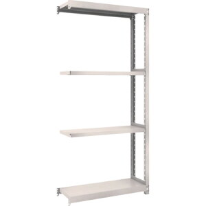 【あす楽対応・送料無料】TRUSCO M2型軽中量棚 860X300XH1800 4段 連結 ネオグレー