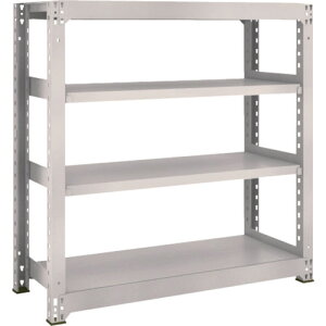 【あす楽対応・送料無料】TRUSCO M3型中量棚 1200X471XH1200 4段 単体 ネオグレー