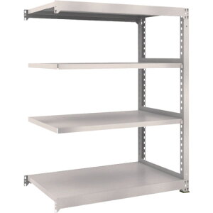 【あす楽対応・送料無料】TRUSCO M3型中量棚 1200X721XH1500 4段 連結 ネオグレー