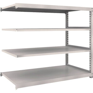 【あす楽対応・送料無料】TRUSCO M3型中量棚 1800X921XH1500 4段 連結 ネオグレー