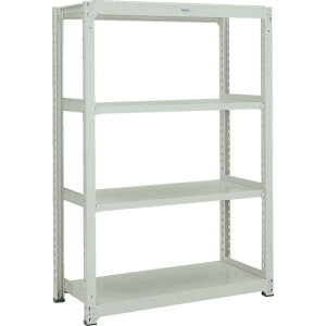 【あす楽対応・送料無料】TRUSCO M3型中量棚 900X471XH1800 4段 単体 ネオグレー