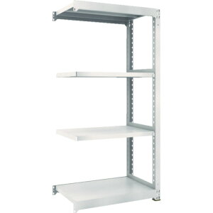 【あす楽対応・送料無料】TRUSCO M3型中量棚 900X571XH1800 4段 連結 ネオグレー