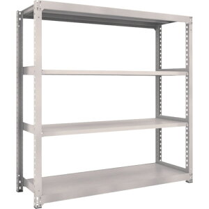 【あす楽対応・送料無料】TRUSCO M3型中量棚 1800X571XH1800 4段 単体 ネオグレー