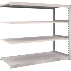 【あす楽対応・送料無料】TRUSCO M5型中量棚 1800X721XH1500 4段 連結 ネオグレー