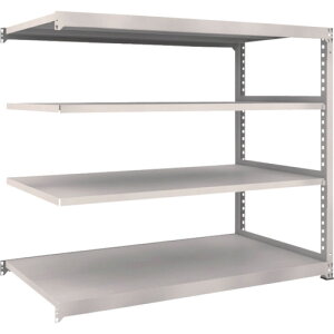 【あす楽対応・送料無料】TRUSCO M5型中量棚 1800X921XH1500 4段 連結 ネオグレー