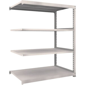 【あす楽対応・送料無料】TRUSCO M5型中量棚 1500X921XH1800 4段 連結 ネオグレー