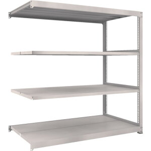 【あす楽対応・送料無料】TRUSCO M5型中量棚 1800X921XH1800 4段 連結 ネオグレー