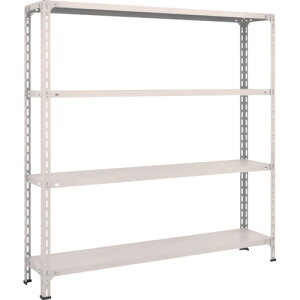 【あす楽対応・送料無料】TRUSCO 軽量棚開放型 W1500XD300XH1500 4段 ネオグレー