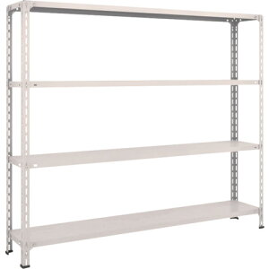 【あす楽対応・送料無料】TRUSCO 軽量棚開放型 W1800XD300XH1500 4段 ネオグレー