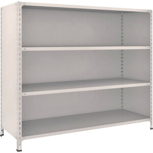 【あす楽対応・送料無料】TRUSCO 軽量棚背板・側板付 W1800XD600X1500 4段 ネオグレー