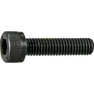 TRUSCO　六角穴付ボルト　黒染め　全ネジ　M6×15　10本入　少量パック　／キャップボルト（CAP）