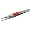 アネックス　ラバーグリップ付ステンレスピンセット強力型120mm