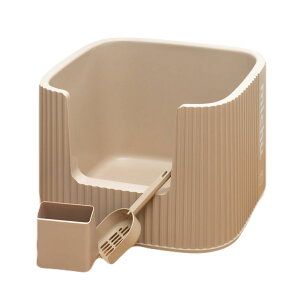 MICHU DELUXE CAT LITTER �L�g�C�� ��^ �傫�� ��юU��Ȃ� ��юU��h�~ �K�[�h �n�[�t�J�o�[ �I�[�v�� �[�� ���� ���� ���� �傫�� ��e�� �������� �C���e���A �􂢂₷�� �������ȒP �ې� 