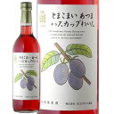 【全品ポイント5倍! 2/10 1:59迄】とまこまいあつまハスカップわいん720mlはこだてわいん（北海道函館ワイン）甘口 フルーツワイン