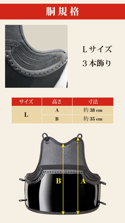 楽天市場】剣道 胴 単品 ヤマト変り塗胴 カラー胴 50本型 黒呂色塗 