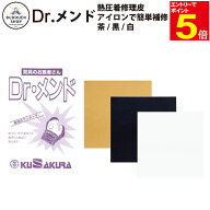 【期間限定★エントリーで全品Point5倍】剣道 小手 修理用人工皮革 Dr.メンド 手の内補修に 黒/茶/白 武…