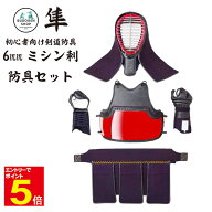 【期間限定★エントリーで全品Point5倍】送料無料 幼稚園低学年用 剣道防具4点セット 赤胴「隼」サイズ交…